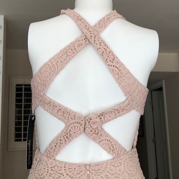 Sequin Hearts Pink Mini Dress Size 3 - Picture 6 of 13